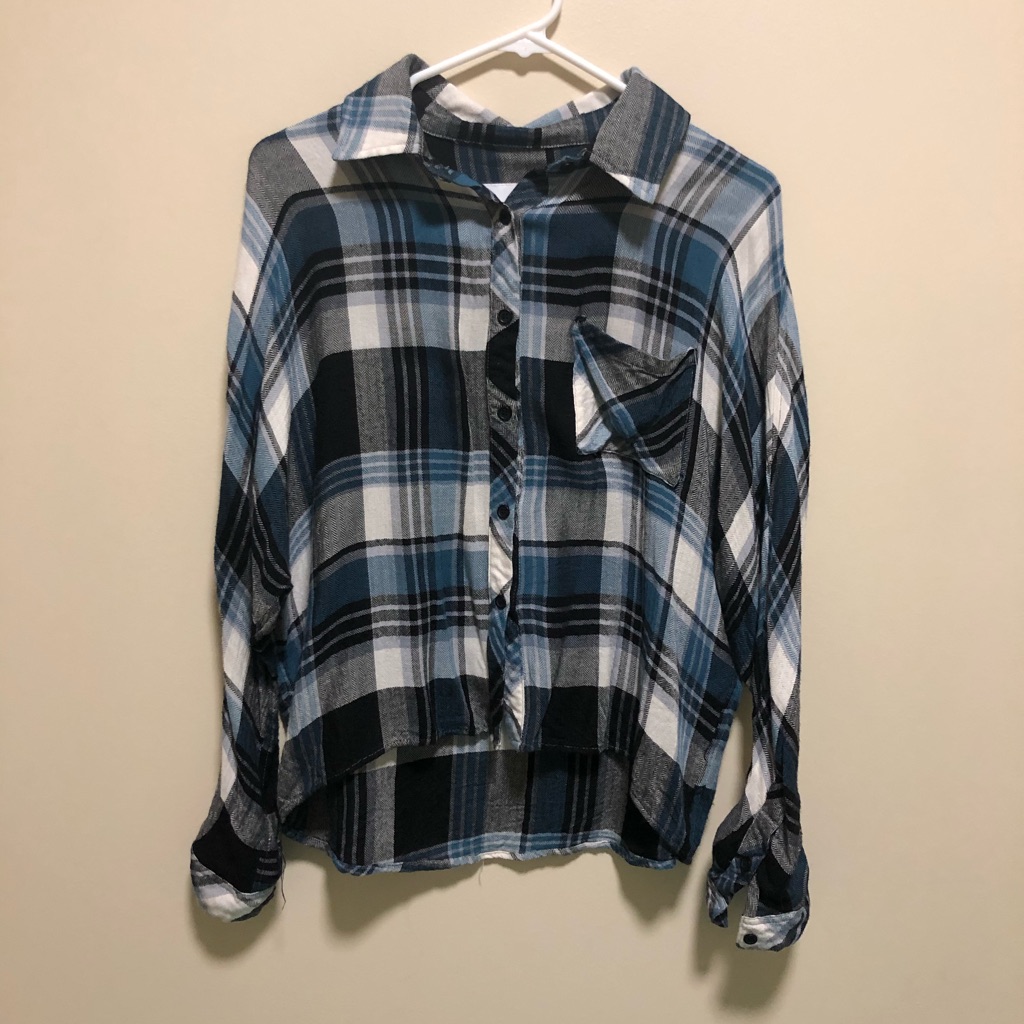 Plaid Button Down, Small